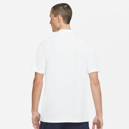 Nike Men's Dri-FIT Victory Solid Polo (White) - RacquetGuys.ca