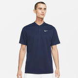 Nike Men's Dri-FIT Victory Blade Solid Polo (Obsidian/White)