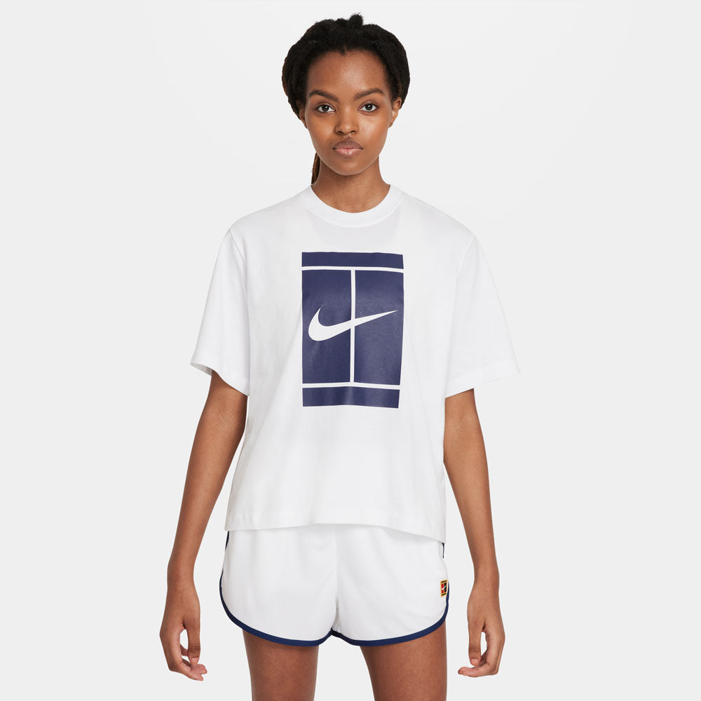 White and purple nike shirt sales