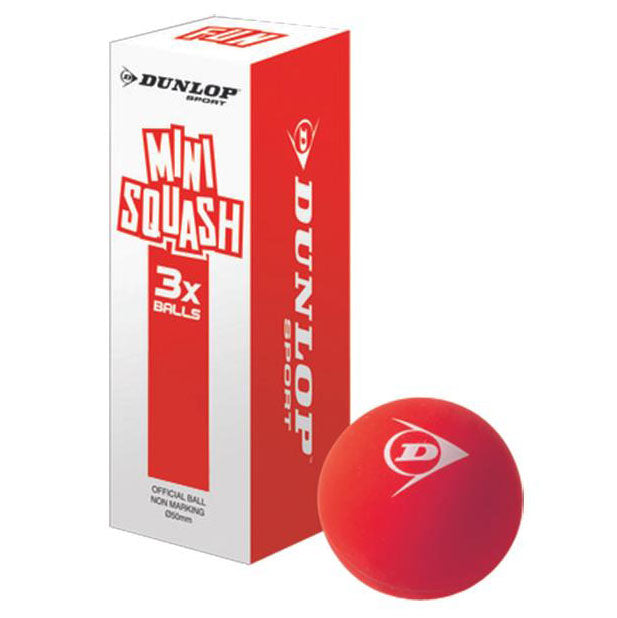 Dunlop Fun Junior Squash Balls 3 Pack - RacquetGuys.ca