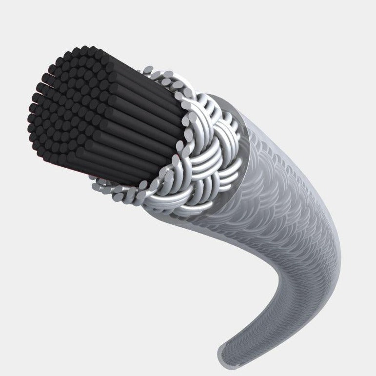 Dunlop Iconic Power 18 Squash String (Grey) - RacquetGuys.ca