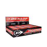 Dunlop Progress Red Dot Squash Ball (Box of 12 Balls)