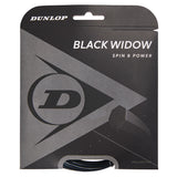Dunlop Black Widow 17/1.25 Tennis String (Black)