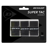 Dunlop Super Tac Overgrip 3 Pack (Black)
