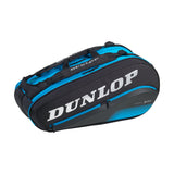 Dunlop FX Performance Thermo 8 Pack Racquet Bag (Black/Blue) - RacquetGuys.ca
