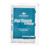 Diadem Pro Touch Overgrip 12 Pack (White) - RacquetGuys.ca