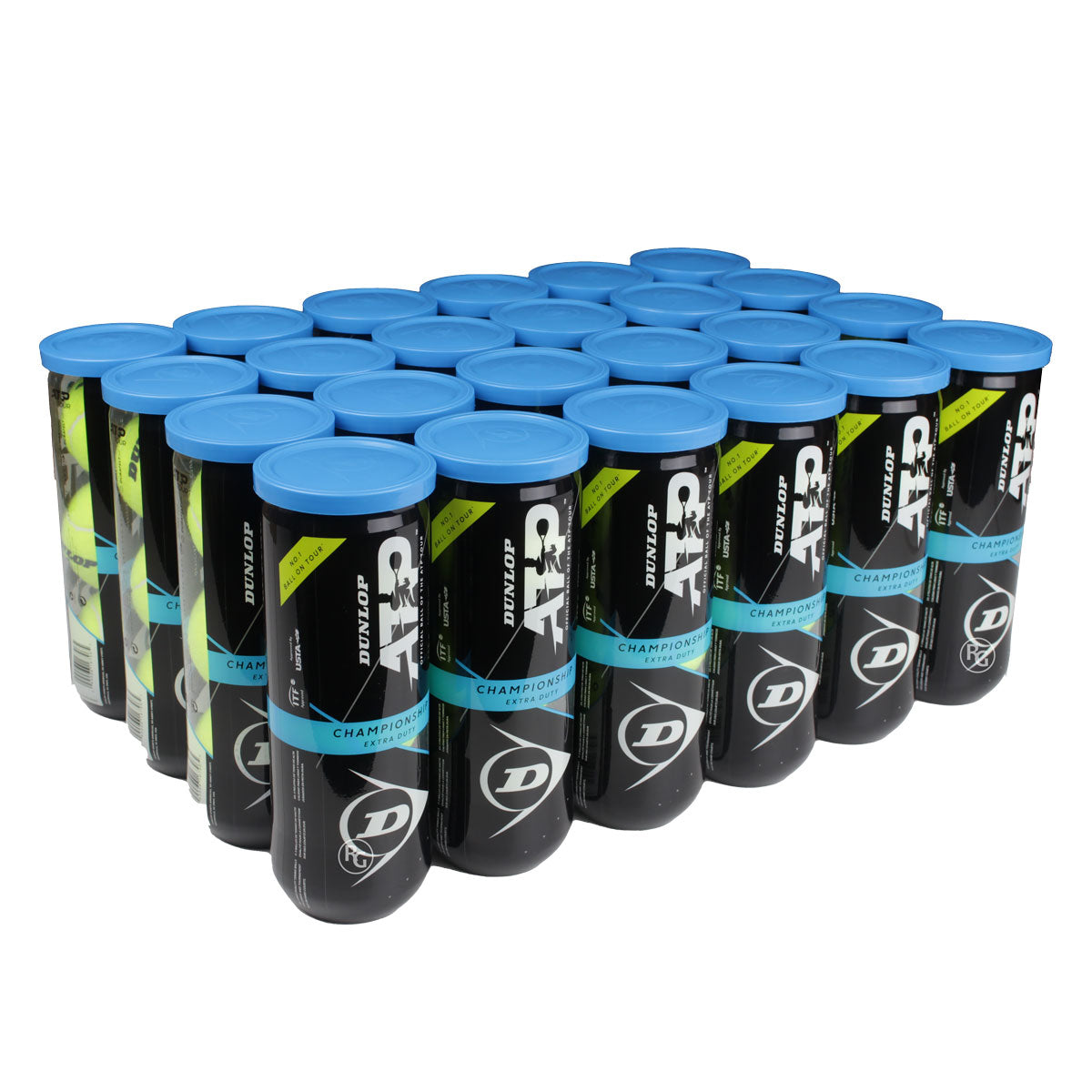 Dunlop ATP Championship Regular 2024 Duty 24 Tennis Ball Cans