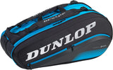 Dunlop FX Performance 8 Pack Racquet Bag (Black/Blue) - RacquetGuys.ca
