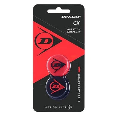 Dunlop CX Vibration Dampeners (Black/Red) - RacquetGuys.ca