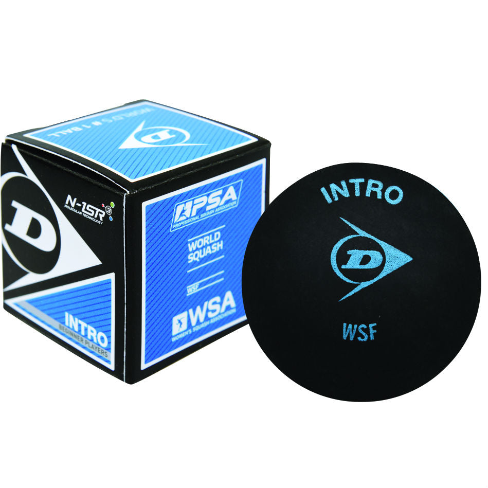 Dunlop Intro Blue Dot Squash Ball - RacquetGuys.ca