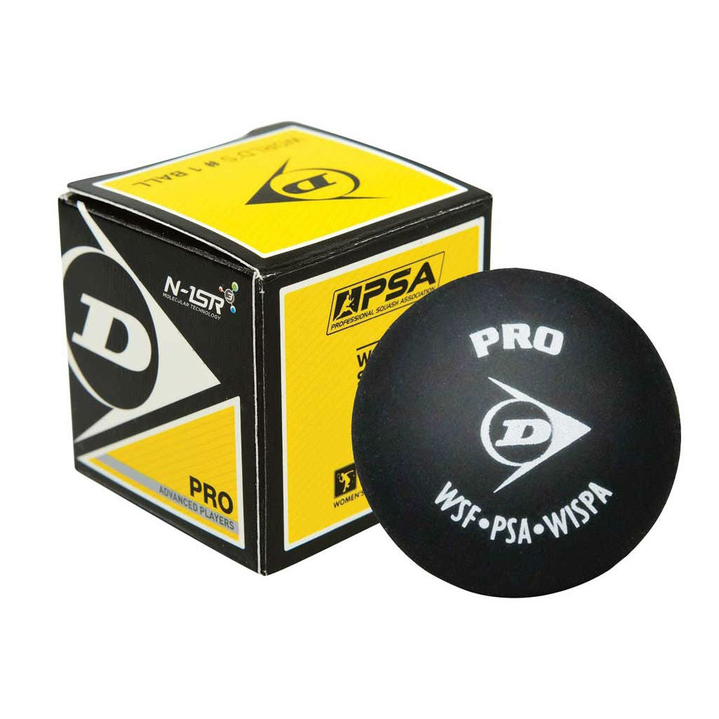 Dunlop Pro Double Yellow Dot Squash Ball - RacquetGuys.ca
