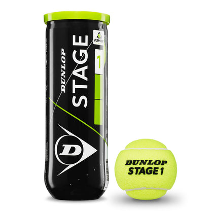 Dunlop Stage 1 Green Tennis Balls - RacquetGuys.ca