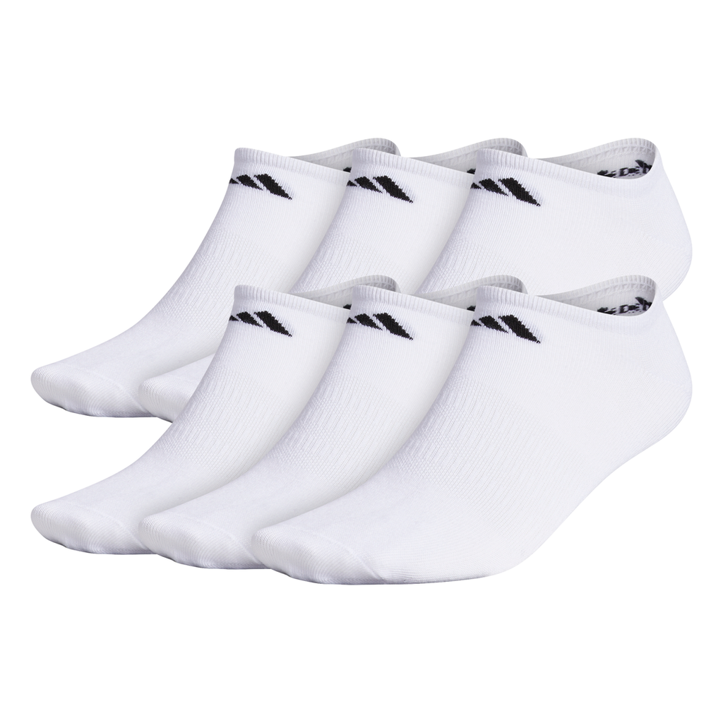 adidas Men s Superlite No Show Socks White