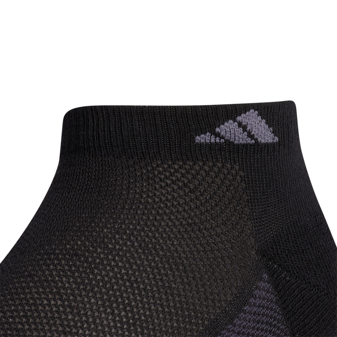 adidas Men's Superlite 3 Stripe Low-Cut Socks (Black) - RacquetGuys.ca
