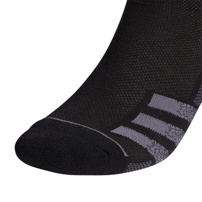 adidas Men's Superlite 3 Stripe Low-Cut Socks (Black) - RacquetGuys.ca