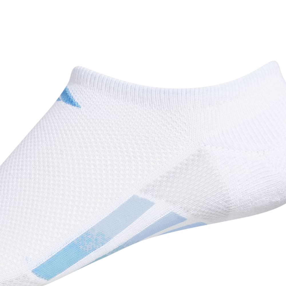 adidas Women's Superlite 3 Stripe No-Show Socks (White) - RacquetGuys.ca