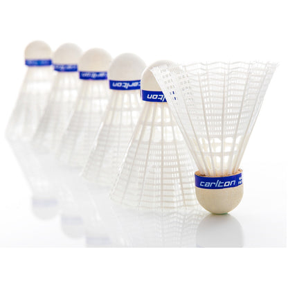 Carlton F2 Nylon Badminton Shuttlecocks (White) - RacquetGuys.ca