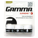 Gamma Supreme Overgrip 3 Pack (White) - RacquetGuys.ca