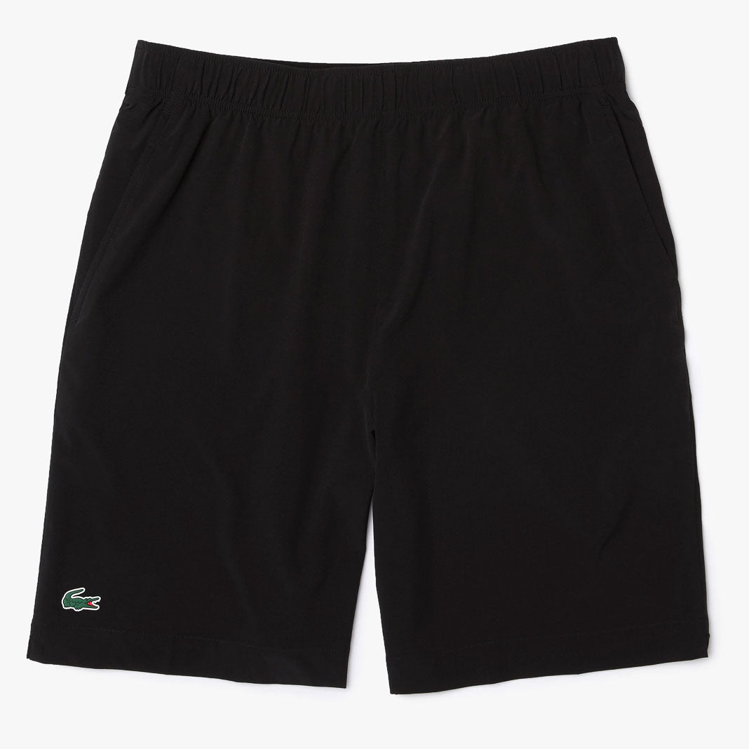 Lacoste Men's Ultra Light 8-inch Short (Black/White) - RacquetGuys.ca