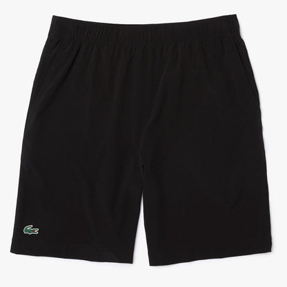 Lacoste Men's Ultra Light 8-inch Short (Black/White) - RacquetGuys.ca