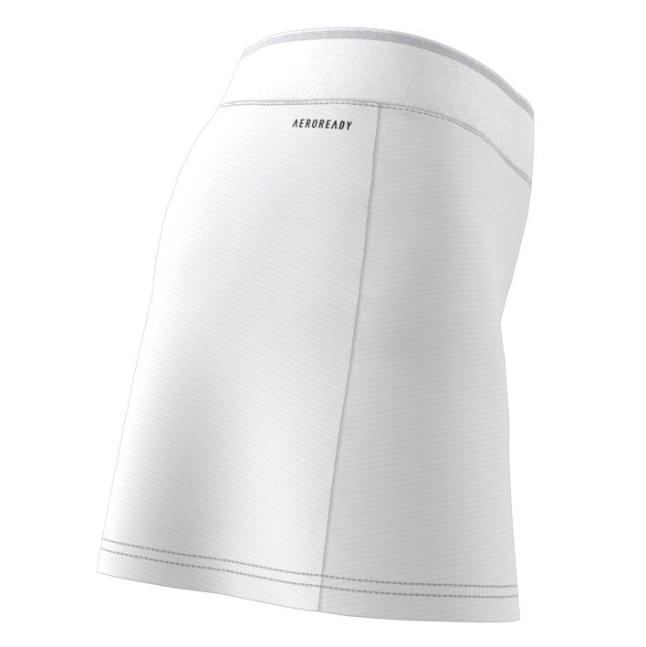 adidas Women's Club Skirt (White/Grey) - RacquetGuys.ca