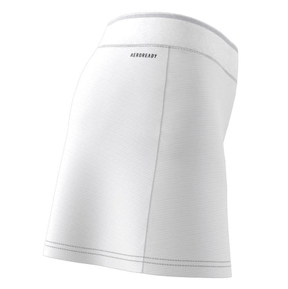 adidas Women's Club Skirt (White/Grey) - RacquetGuys.ca