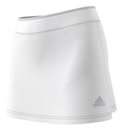 adidas Women's Club Skirt (White/Grey) - RacquetGuys.ca