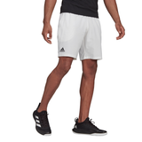 adidas Men's Stretch Woven 7-Inch Club Short (White/Black)