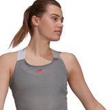 adidas Women's AeroReady Primeblue Y-Tank Top (Grey) - RacquetGuys.ca