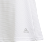 adidas Girls Club Skirt (White/Grey) - RacquetGuys.ca
