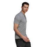 adidas Men's FreeLift Primeblue Polo (Grey) - RacquetGuys.ca