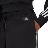 adidas Sportswear Z.N.E Wrapped 3-Stripes 7/8 Pants (Black/White) - RacquetGuys.ca