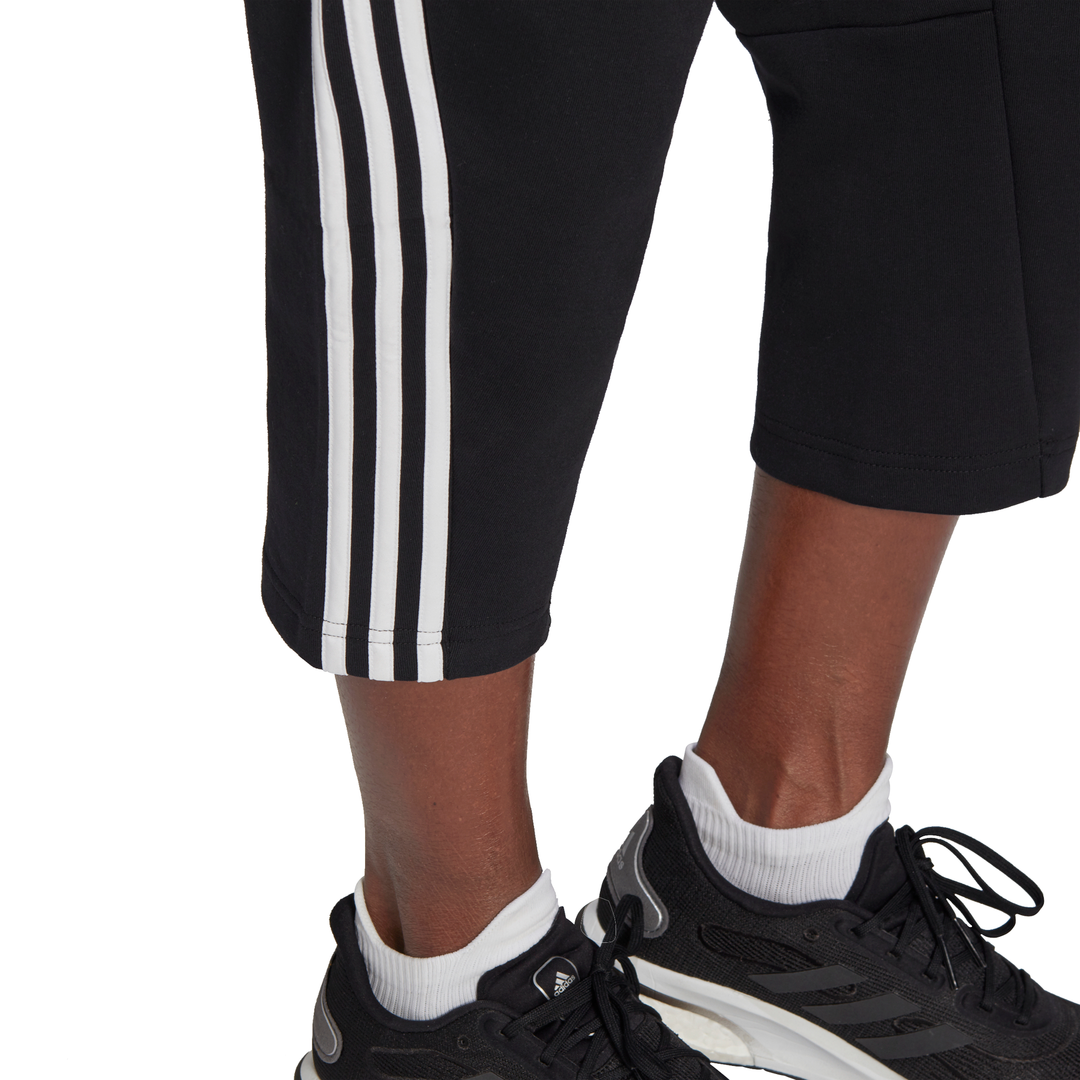 adidas Sportswear Z.N.E Wrapped 3-Stripes 7/8 Pants (Black/White) - RacquetGuys.ca