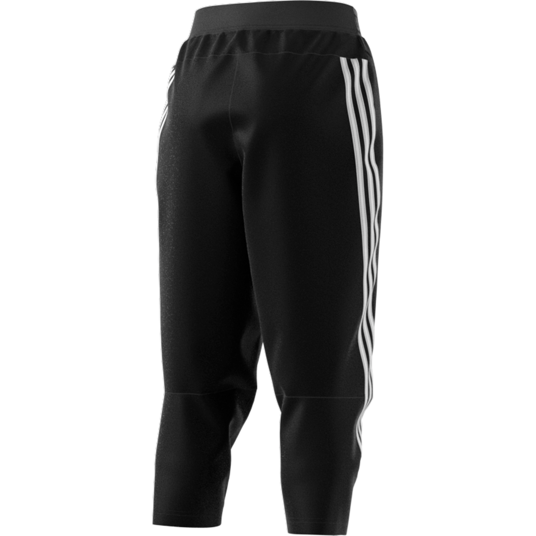adidas Sportswear Z.N.E Wrapped 3-Stripes 7/8 Pants (Black/White) - RacquetGuys.ca