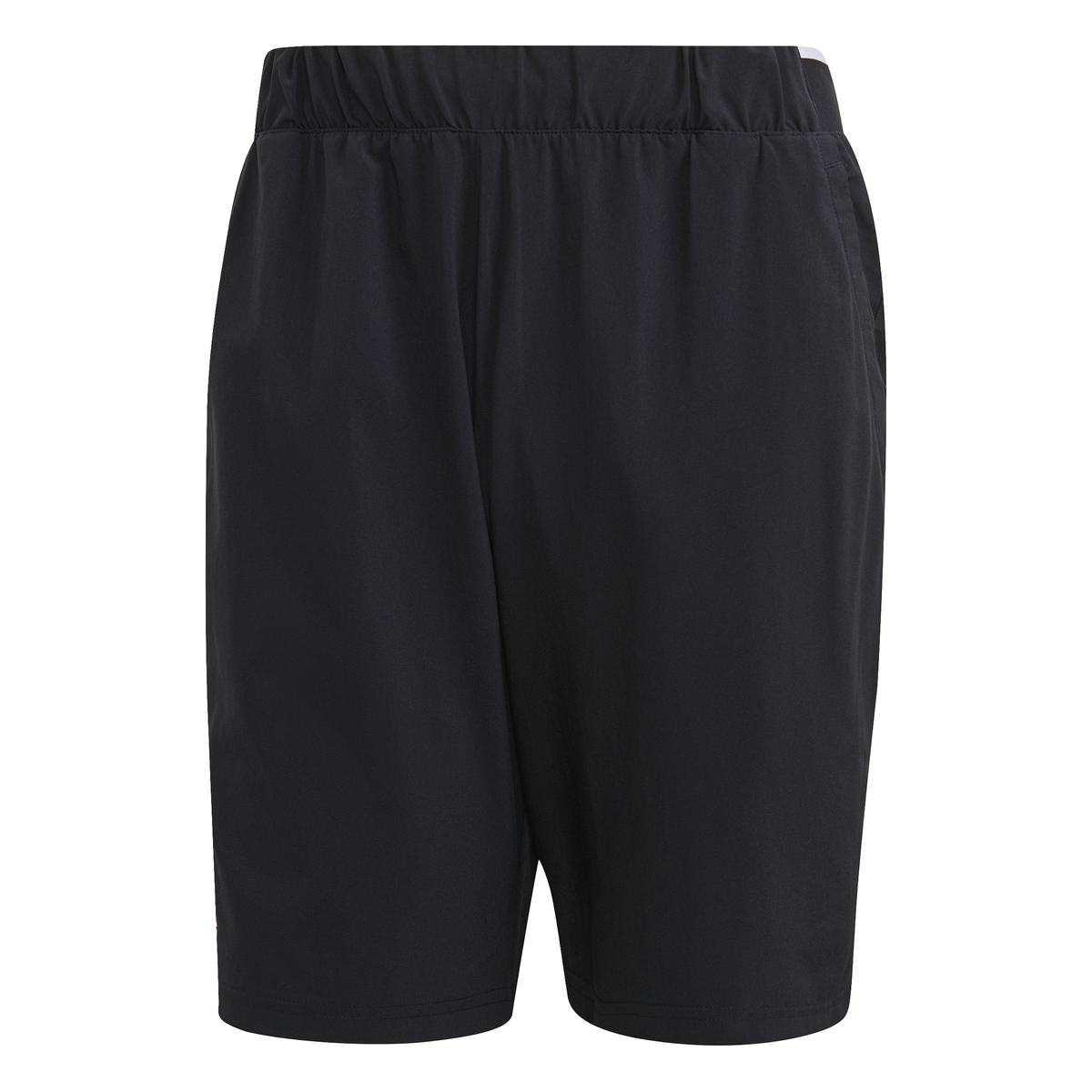 adidas Men's Club Stretch Woven 9-Inch Shorts (Black/White) - RacquetGuys.ca