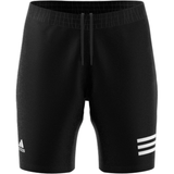 adidas Men's Club 3 Stripes Shorts (Black/White) - RacquetGuys.ca