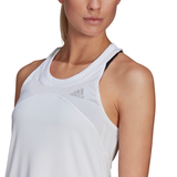 adidas Women's Club Tank (White/Grey) - RacquetGuys.ca