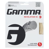 Gamma Revelation 16 Tennis String (Natural) - RacquetGuys.ca