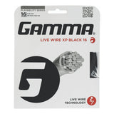 Gamma Live Wire XP 16/1.32 Tennis String (Black)
