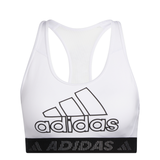 adidas Don't Rest Badge of Sport Women's Sports Bra (White/Black) - RacquetGuys.ca