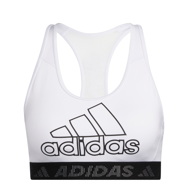 adidas Don't Rest Badge of Sport Women's Sports Bra (White/Black)