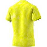 adidas Men's FreeLift Primeblue Printed Top (Yellow) - RacquetGuys.ca