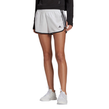 adidas Women's Marathon 4-Inch Shorts (White/Black) - RacquetGuys.ca