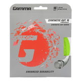 Gamma Synthetic 16/1.30 with Wearguard Tennis String (Yellow)