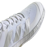 adidas Adizero Ubersonic 4 Women's Tennis Shoe (White/Silver/Grey) - RacquetGuys.ca