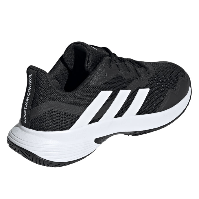 adidas Court Jam Control Men's Tennis Shoe (Core Black/Cloud White) - RacquetGuys.ca