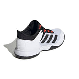 adidas Adizero Club Junior Tennis Shoe (White/Black/Red) - RacquetGuys.ca