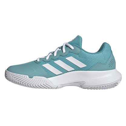 adidas GameCourt 2 Women's Tennis Shoe (Mint Ton/Cloud White) - RacquetGuys.ca