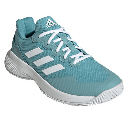 adidas GameCourt 2 Women's Tennis Shoe (Mint Ton/Cloud White) - RacquetGuys.ca