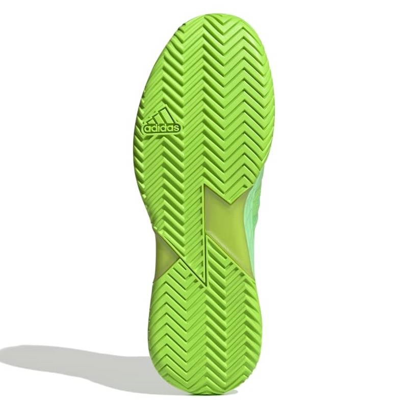 adidas Adizero Ubersonic 4 Men's Tennis Shoe (Beam Green/Signal Green) - RacquetGuys.ca